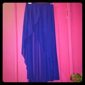 Long flared skirt!